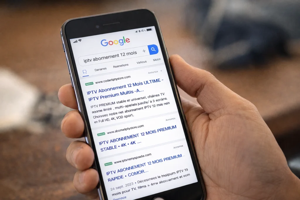 IPTV abonnement 12 mois 
