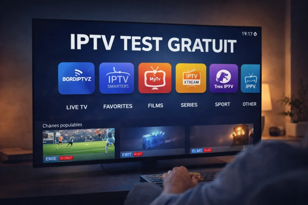 IPTV TEST GRATUIT 