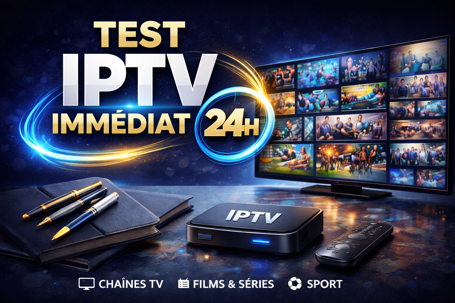 Test IPTV immédiat