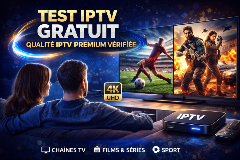Test IPTV immédiat